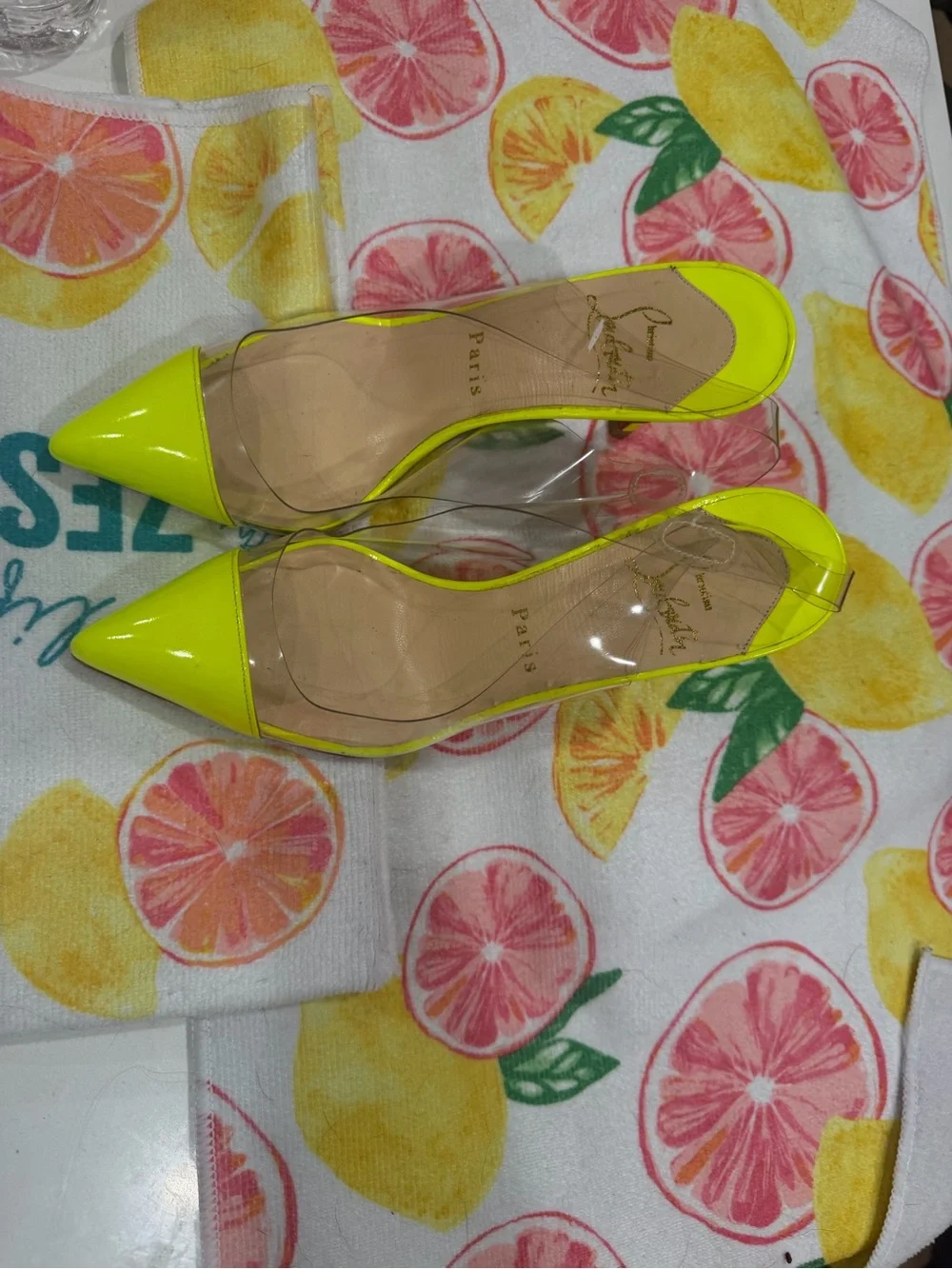 Christian Louboutin striking neon